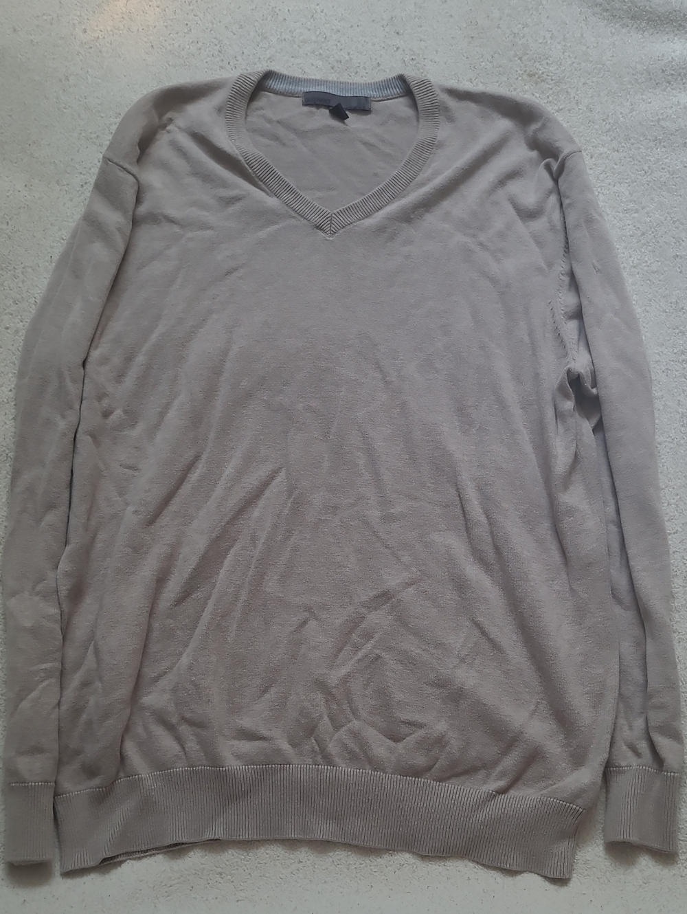 Old Navy Men's V-Neck Sweater - Light Taupe